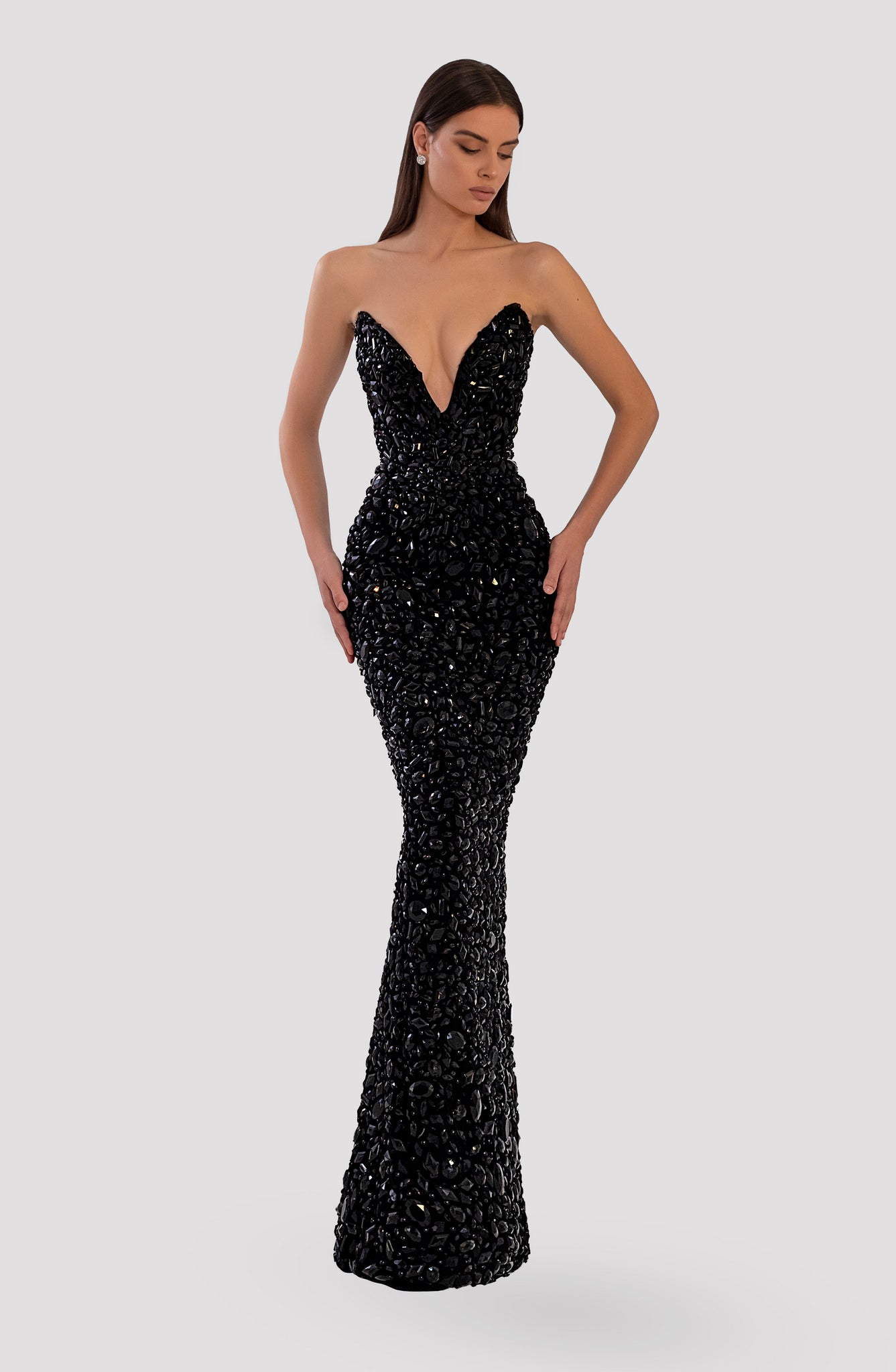 sparkle black dress
